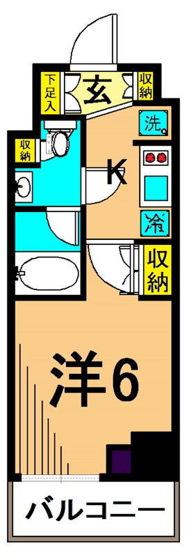 レジディア南品川Ⅱ 間取り図