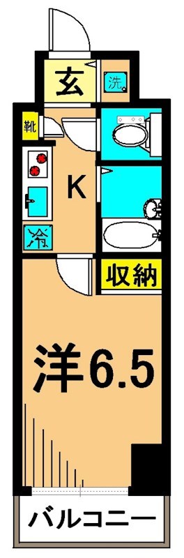 ガーラ・シティ大井町  間取り図