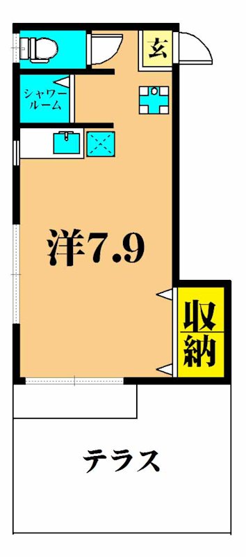 栄荘 間取り図
