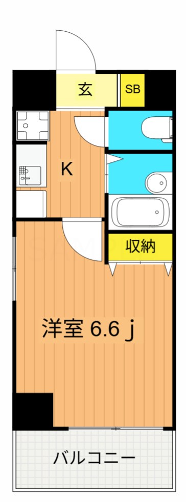 エアリーゼームス坂  301号室 間取り