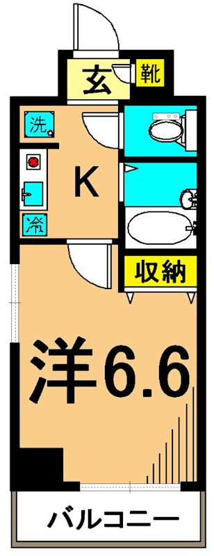 エアリーゼームス坂   301号室 間取り