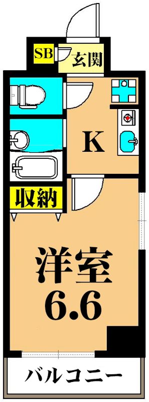 エアリーゼームス坂   301号室 間取り
