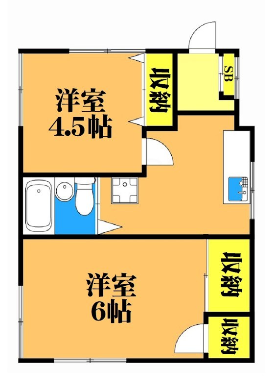 コーポミキ 101号室 間取り
