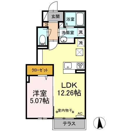 パナックスSENZOKU 102号室 間取り