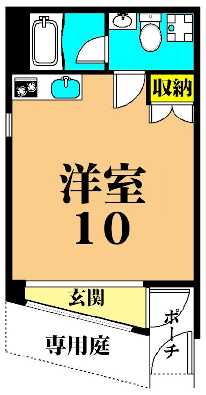 ヴァルト大井町 間取り図