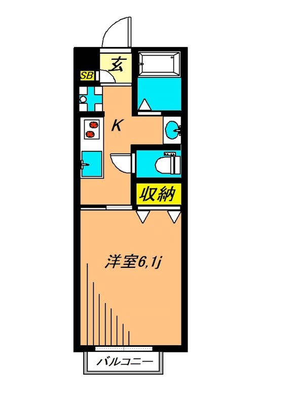 サウスウインド 間取り図