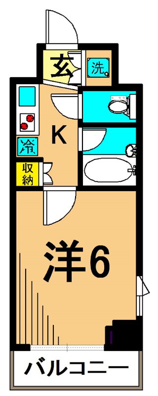 ルーブル品川南大井 間取り図