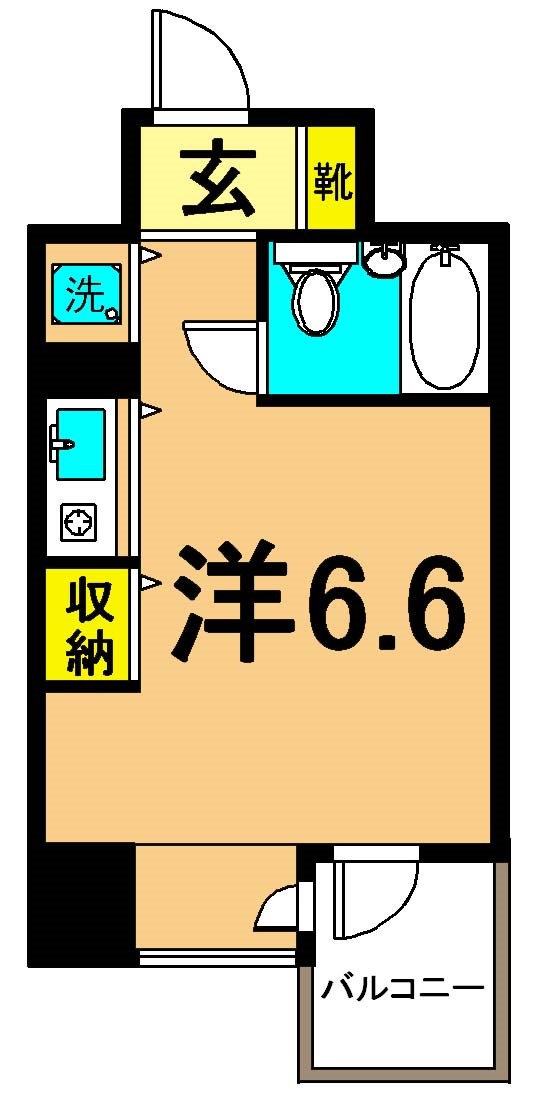 プライムアーバン大井町II 612号室 間取り