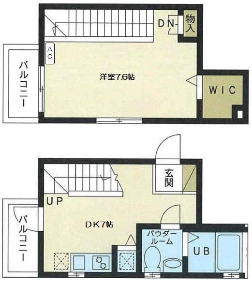 グリッドハウス南大井 間取り図