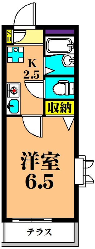 サンライズ西大井 間取り図