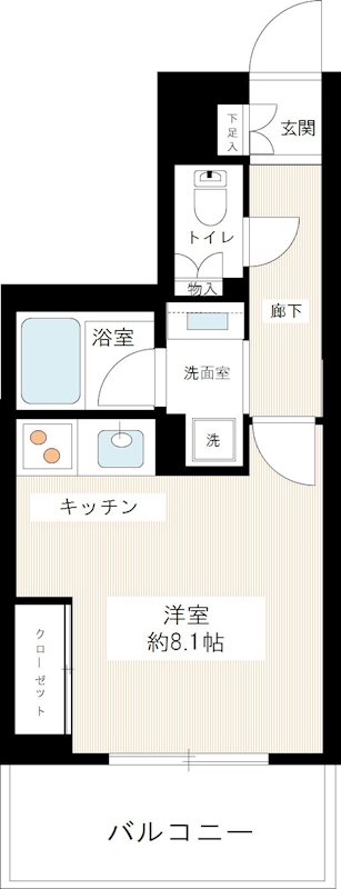 クリオレジダンス大森ＷＥＳＴ 間取り図