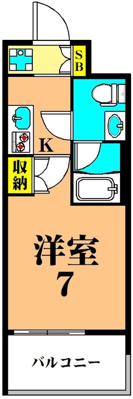 カスタリア大井町 間取り図