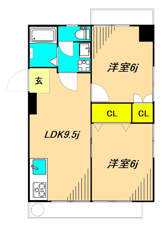 DOM不動前 301号室 間取り