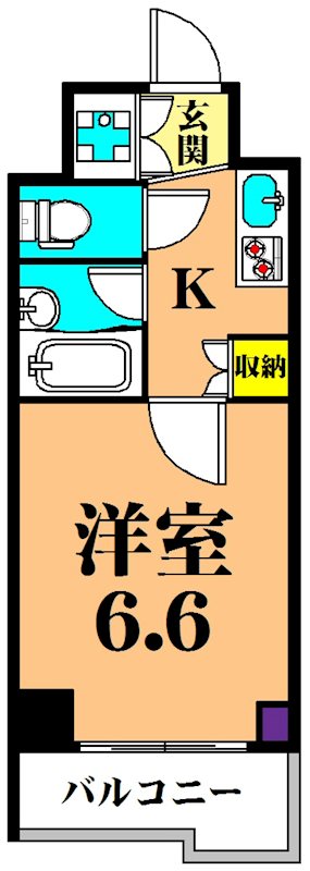 ルーブル品川南大井 間取り図