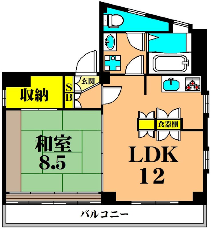 フタバプレイス 間取り図