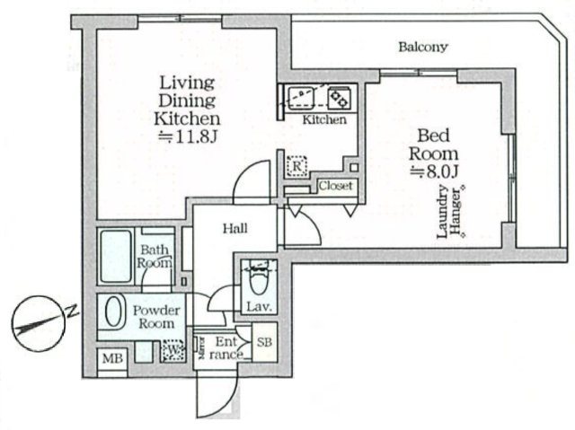アイルグランデ品川 間取り図