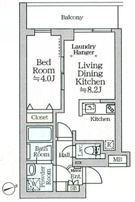 アイルグランデ品川 間取り図