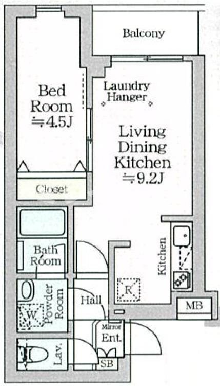 アイルグランデ品川 間取り図