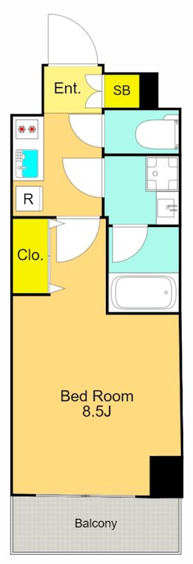 レガリス品川南大井Ⅲ 間取り図