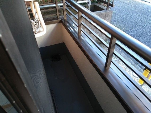 小柳ハイツ ベランダ