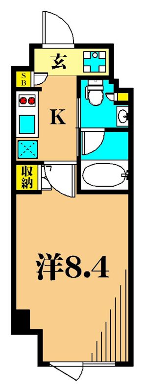 プラウドフラット南品川 間取り図