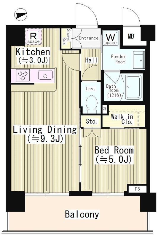 エディアン目黒本町 202号室 間取り