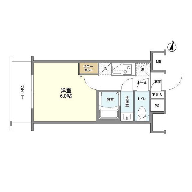 インペリアルフラット武蔵小山 間取り図