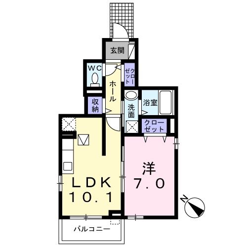 コート　ベルエア 間取り図