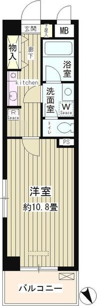 ルミエール祐天寺 間取り図