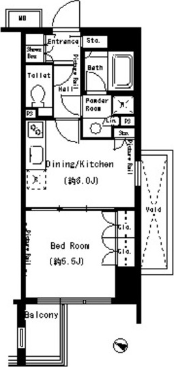 パークアクシス目黒本町 間取り図