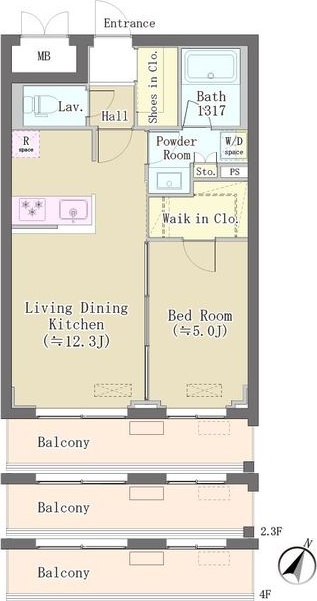バルム下馬 間取り図