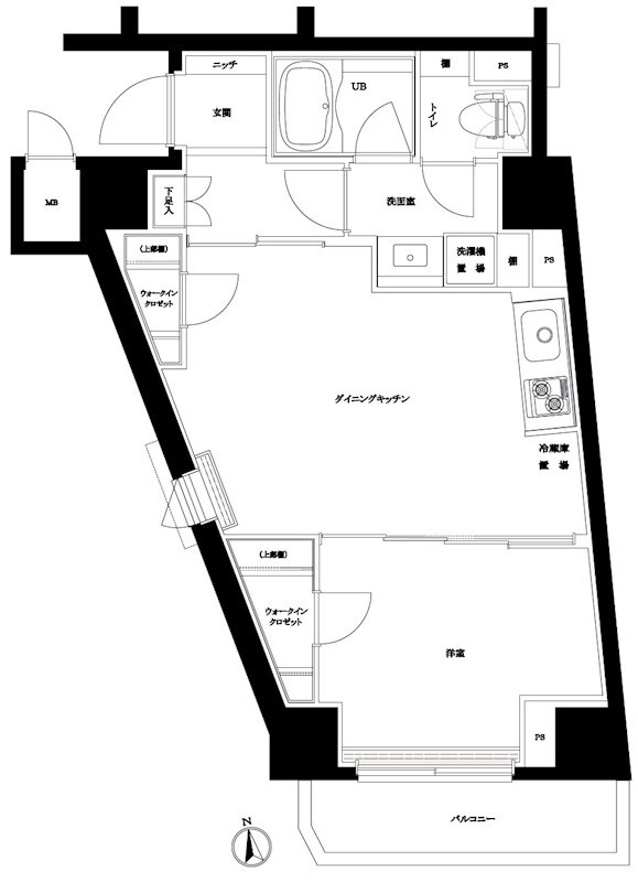 ルーブル品川南大井弐番館 間取り図