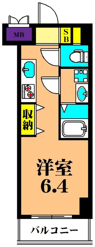 プライマル品川西大井 間取り図
