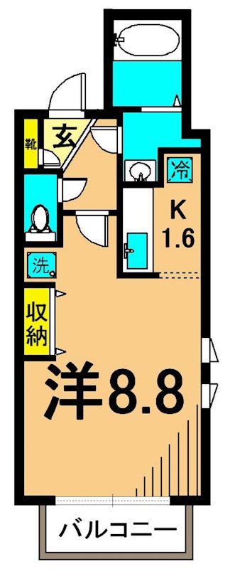ドゥーエ青物横丁 間取り図