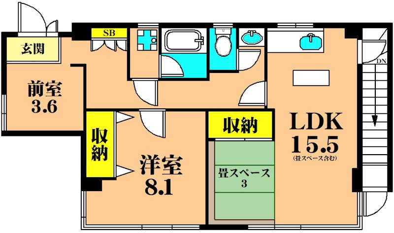 マルマスビル 間取り図