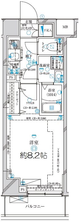 ディアレイシャス大森WEST 205号室 間取り