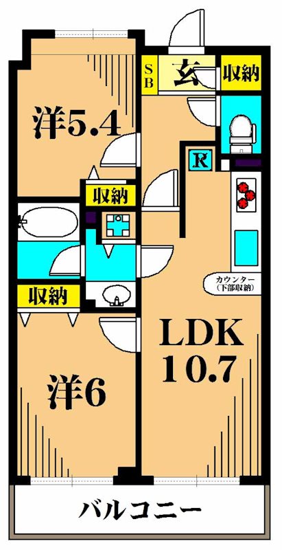 ヒルレジデンス大崎 408号室 間取り