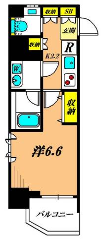サンピエス大森 間取り図