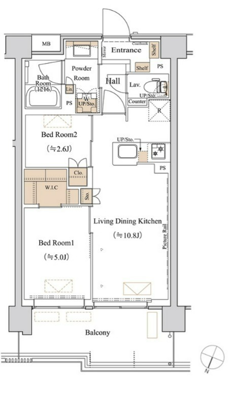 ブランシエスタ西馬込 間取り図