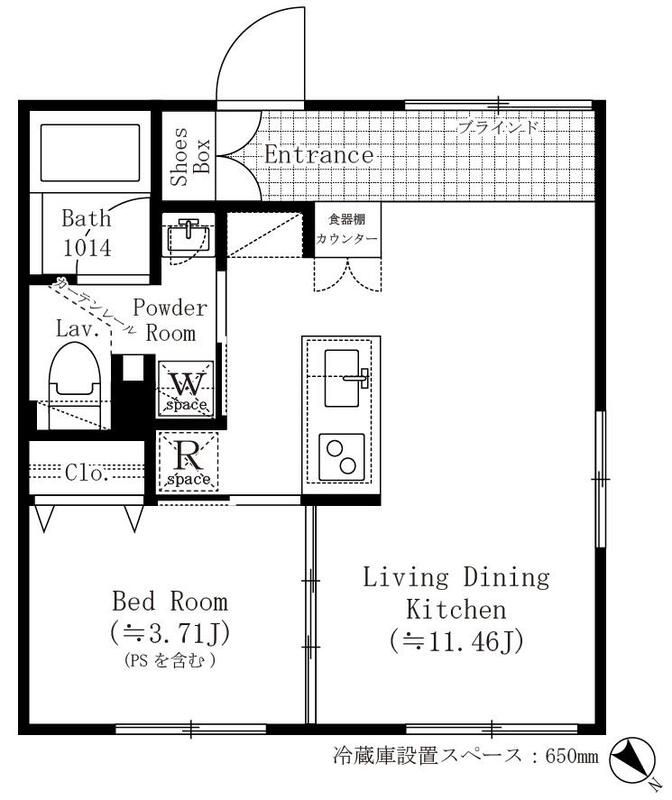 ＡＳＴＩＬＥ目黒不動前 間取り図