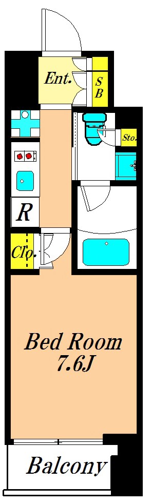 ルフォンブランシェ品川南大井  間取り図