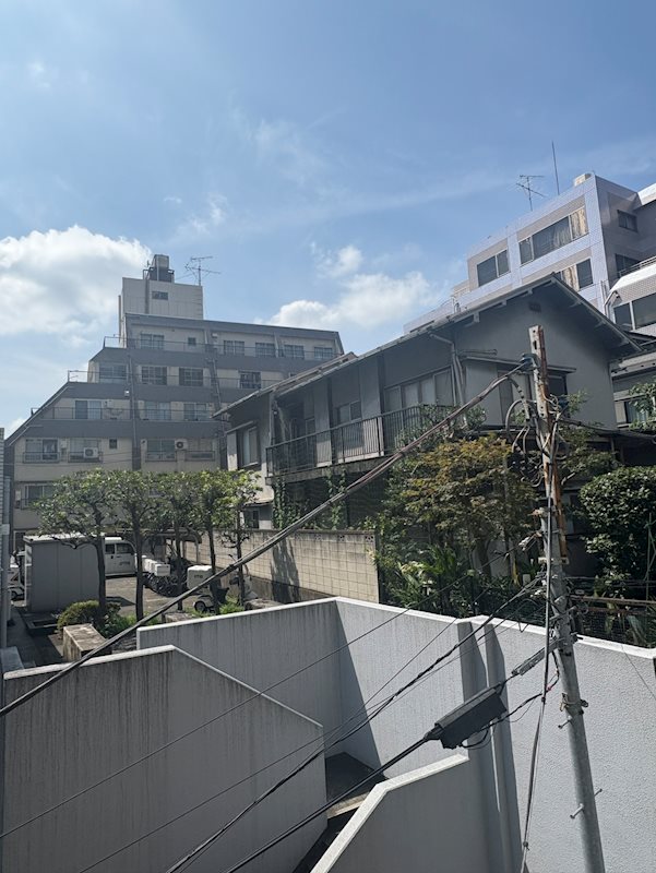 高輪チトセハイツ ベランダ