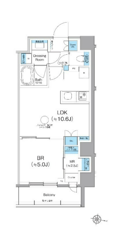 クレヴィアリグゼ西馬込 間取り図