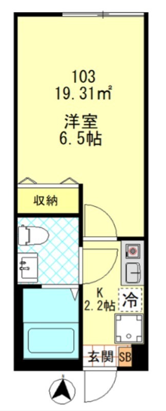 Grand Louvre 平和島 間取り図