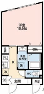 フォーラム大森北 102号室 間取り