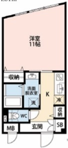 フォーラム大森北 303号室 間取り