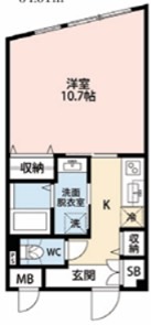 フォーラム大森北 103号室 間取り