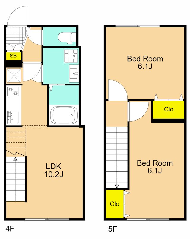 LEGALAND大井町ANNEX 間取り図