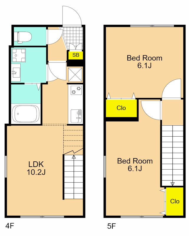 LEGALAND大井町ANNEX 403号室 間取り
