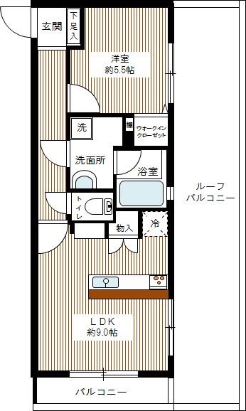ハーモニーレジデンス大森山王＃００２ 0405号室 間取り